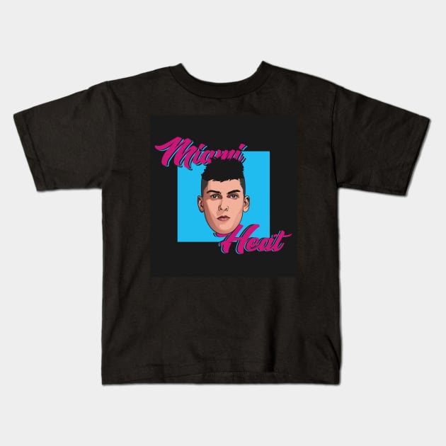 MIAMI VICE TYLER HERRO Kids T-Shirt by origin illustrations